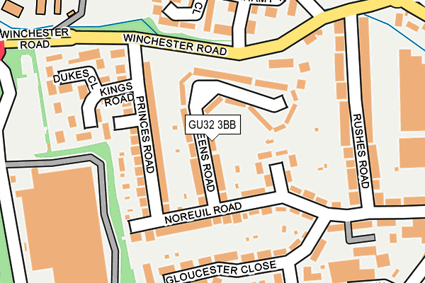GU32 3BB map - OS OpenMap – Local (Ordnance Survey)