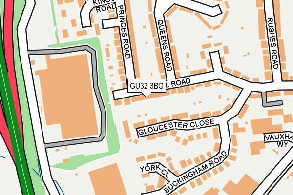 GU32 3BG map - OS OpenMap – Local (Ordnance Survey)