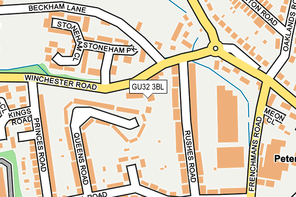 GU32 3BL map - OS OpenMap – Local (Ordnance Survey)