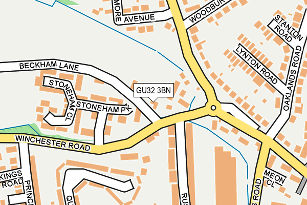 GU32 3BN map - OS OpenMap – Local (Ordnance Survey)