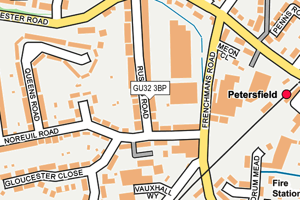 GU32 3BP map - OS OpenMap – Local (Ordnance Survey)