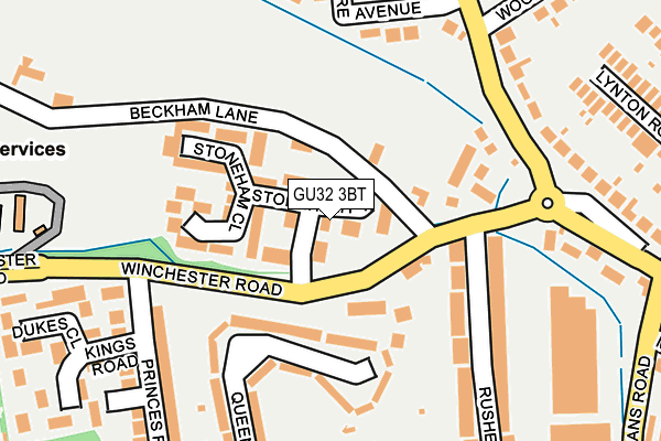 GU32 3BT map - OS OpenMap – Local (Ordnance Survey)