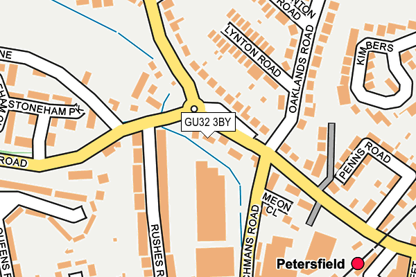 GU32 3BY map - OS OpenMap – Local (Ordnance Survey)