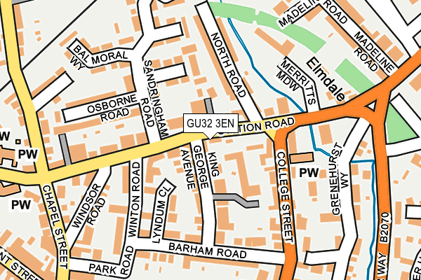 GU32 3EN map - OS OpenMap – Local (Ordnance Survey)