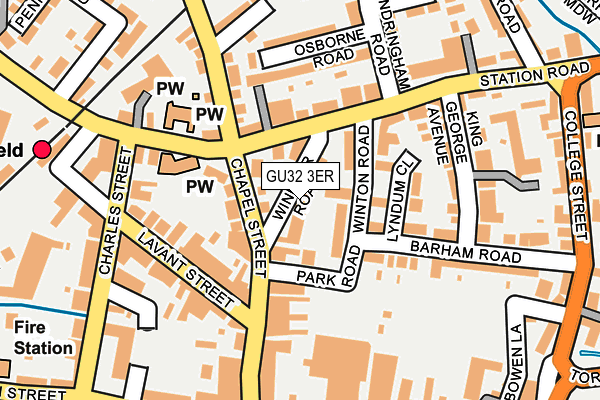 GU32 3ER map - OS OpenMap – Local (Ordnance Survey)