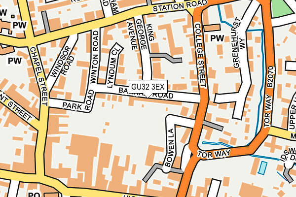 GU32 3EX map - OS OpenMap – Local (Ordnance Survey)