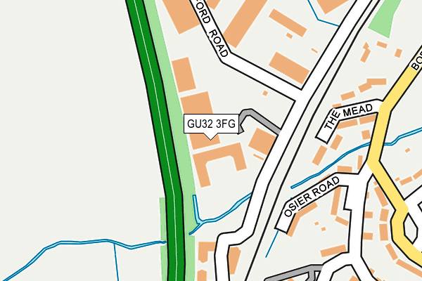 GU32 3FG map - OS OpenMap – Local (Ordnance Survey)