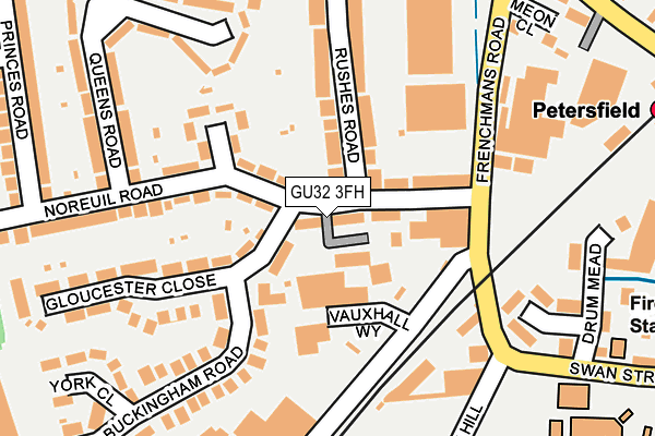 GU32 3FH map - OS OpenMap – Local (Ordnance Survey)