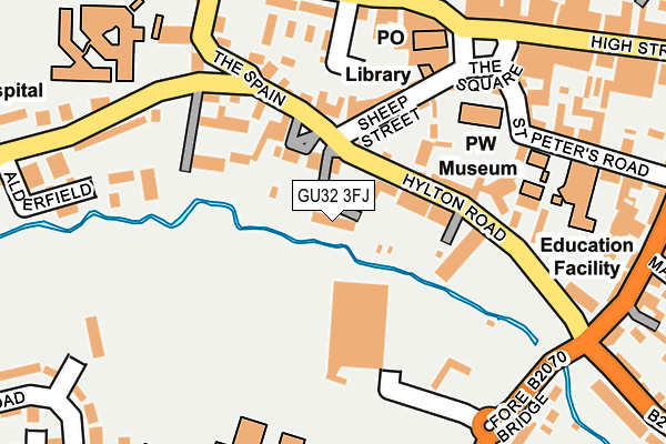 GU32 3FJ map - OS OpenMap – Local (Ordnance Survey)