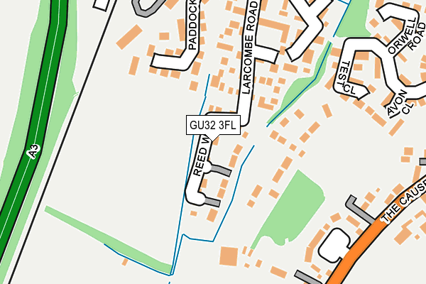 GU32 3FL map - OS OpenMap – Local (Ordnance Survey)