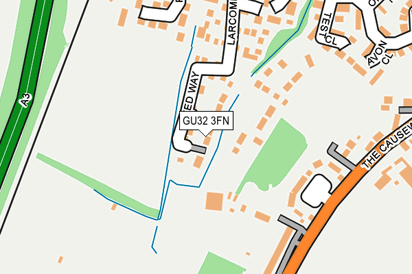 GU32 3FN map - OS OpenMap – Local (Ordnance Survey)
