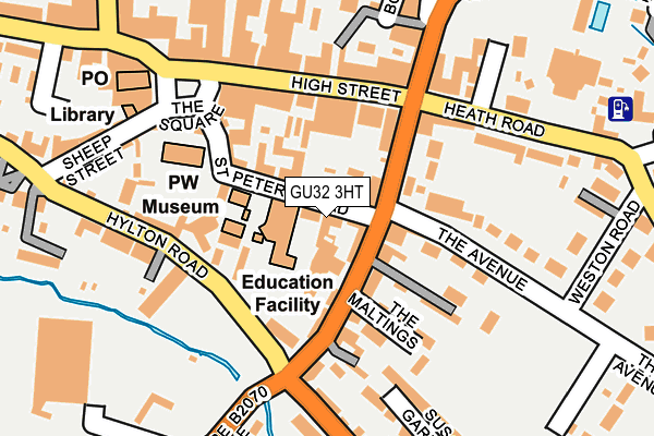 GU32 3HT map - OS OpenMap – Local (Ordnance Survey)