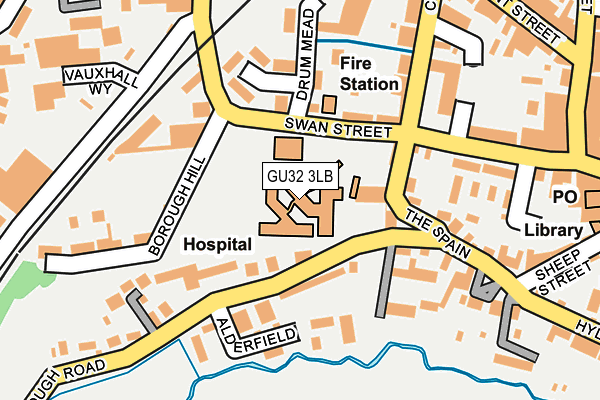 GU32 3LB map - OS OpenMap – Local (Ordnance Survey)