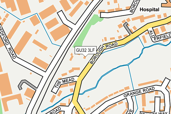 GU32 3LF map - OS OpenMap – Local (Ordnance Survey)