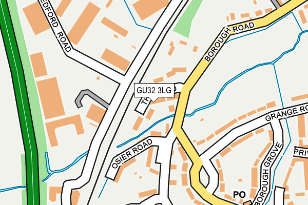 GU32 3LG map - OS OpenMap – Local (Ordnance Survey)