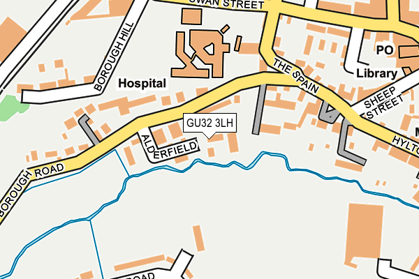 GU32 3LH map - OS OpenMap – Local (Ordnance Survey)
