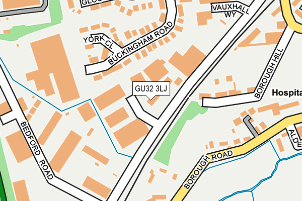 GU32 3LJ map - OS OpenMap – Local (Ordnance Survey)