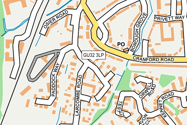 GU32 3LP map - OS OpenMap – Local (Ordnance Survey)