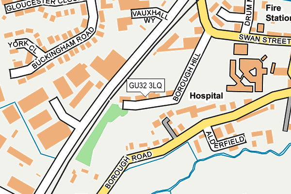 GU32 3LQ map - OS OpenMap – Local (Ordnance Survey)