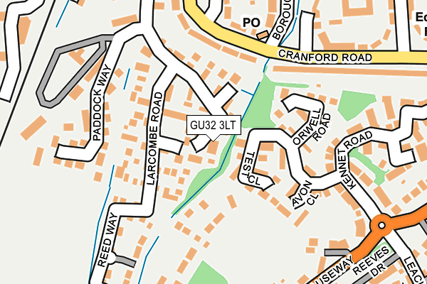 GU32 3LT map - OS OpenMap – Local (Ordnance Survey)