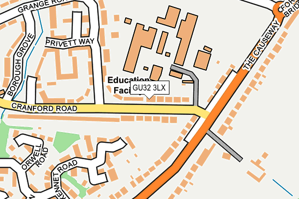 GU32 3LX map - OS OpenMap – Local (Ordnance Survey)