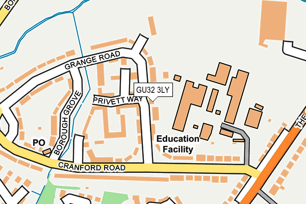 GU32 3LY map - OS OpenMap – Local (Ordnance Survey)