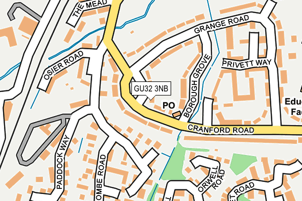 GU32 3NB map - OS OpenMap – Local (Ordnance Survey)