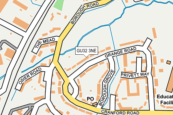 GU32 3NE map - OS OpenMap – Local (Ordnance Survey)