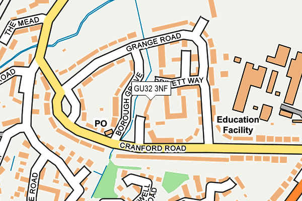 GU32 3NF map - OS OpenMap – Local (Ordnance Survey)