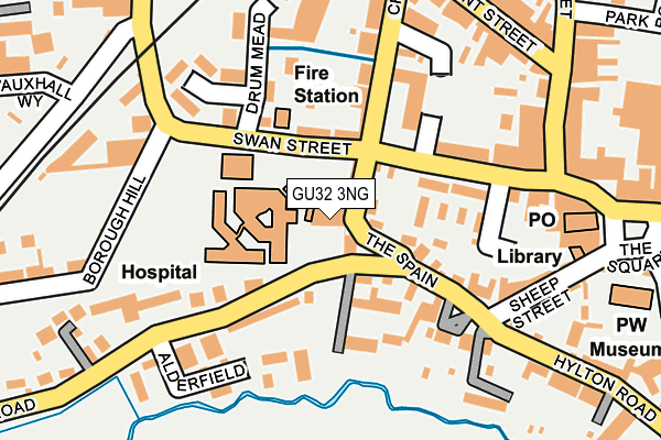 GU32 3NG map - OS OpenMap – Local (Ordnance Survey)