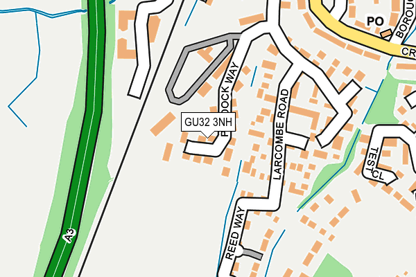 GU32 3NH map - OS OpenMap – Local (Ordnance Survey)