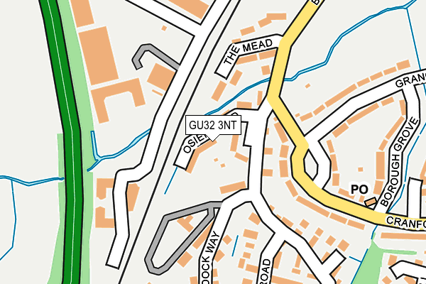 GU32 3NT map - OS OpenMap – Local (Ordnance Survey)