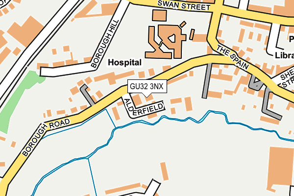 GU32 3NX map - OS OpenMap – Local (Ordnance Survey)