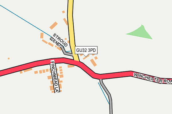 GU32 3PD map - OS OpenMap – Local (Ordnance Survey)