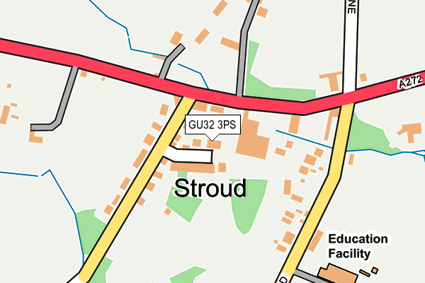 GU32 3PS map - OS OpenMap – Local (Ordnance Survey)