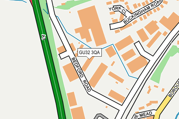 GU32 3QA map - OS OpenMap – Local (Ordnance Survey)