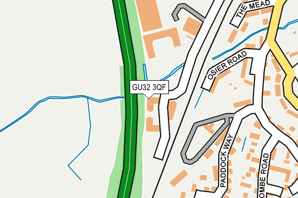 GU32 3QF map - OS OpenMap – Local (Ordnance Survey)