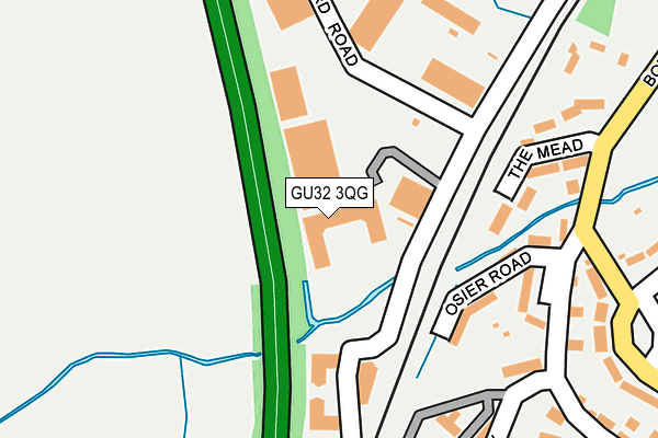 GU32 3QG map - OS OpenMap – Local (Ordnance Survey)