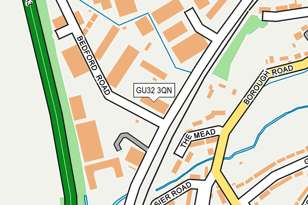 GU32 3QN map - OS OpenMap – Local (Ordnance Survey)