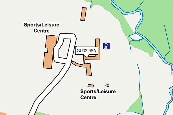 GU32 9SA map - OS OpenMap – Local (Ordnance Survey)