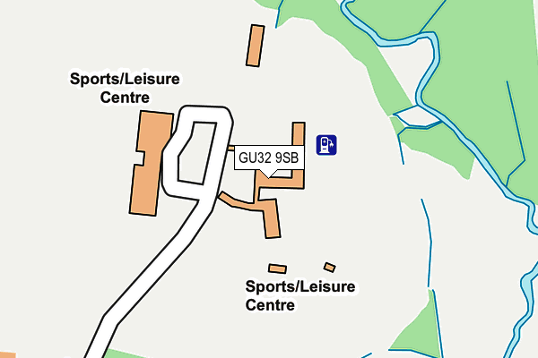 GU32 9SB map - OS OpenMap – Local (Ordnance Survey)