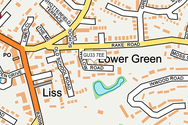 GU33 7EE map - OS OpenMap – Local (Ordnance Survey)