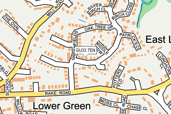 GU33 7EN map - OS OpenMap – Local (Ordnance Survey)