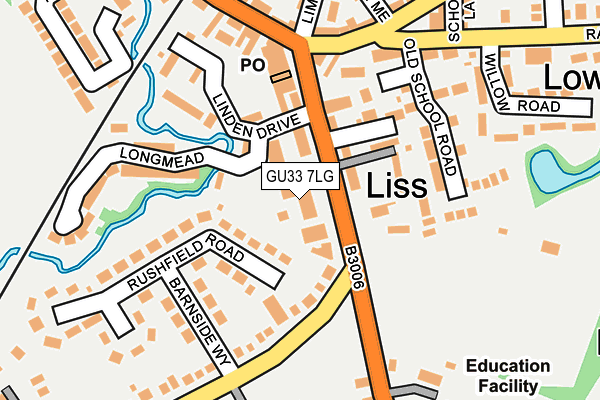 GU33 7LG map - OS OpenMap – Local (Ordnance Survey)