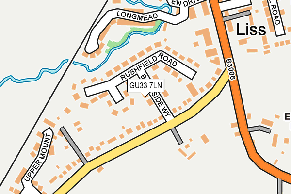 GU33 7LN map - OS OpenMap – Local (Ordnance Survey)