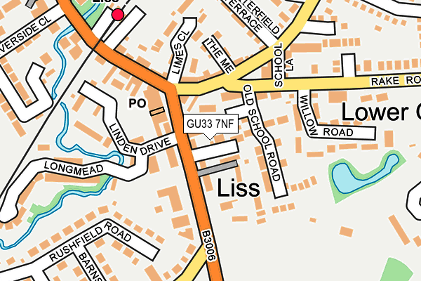 GU33 7NF map - OS OpenMap – Local (Ordnance Survey)