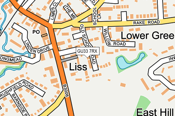 GU33 7RX map - OS OpenMap – Local (Ordnance Survey)