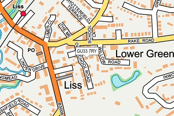 GU33 7RY map - OS OpenMap – Local (Ordnance Survey)