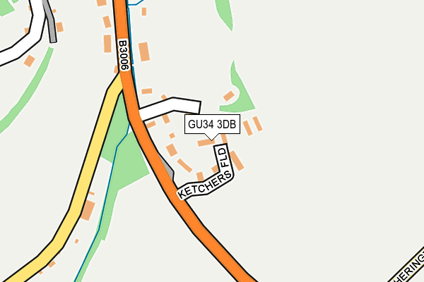 Map of HONEYBOURNE HOMES LIMITED at local scale