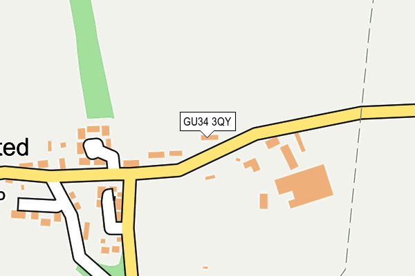 GU34 3QY map - OS OpenMap – Local (Ordnance Survey)